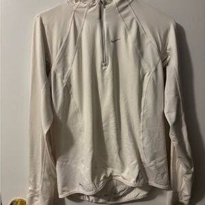 Nike Off-White Long Sleeve Pullover Quarter Zip